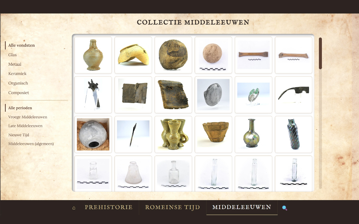 Archeologiehuis Zuid-Holland — digitale collectie